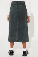 Mini Multi Pocket Cargo Maxi Skirt(Green,7)
