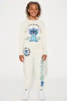 Mini Stitch Crew Neck Jogger Set