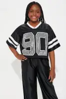 Mini 90 Times Better Jersey Pant Set(Black/combo,7/8)