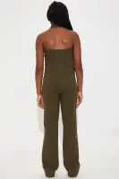 Mini Let's Go Party Denim Jumpsuit(Olive,4/5)