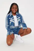Mini Under A Palm Tree Short Set(Denim,4/5)