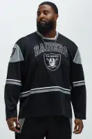 Raiders Hat Trick Hockey Top(Black/combo,S)
