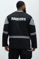 Raiders Hat Trick Hockey Top(Black/combo,S)