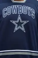 Cowboys Hat Trick Hockey Top(White/Blue,S)