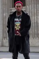 Cole Long Fur Coat(Black,S)