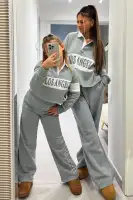 Mini Living The LA Life Pant Set(Heather Grey,4/5)