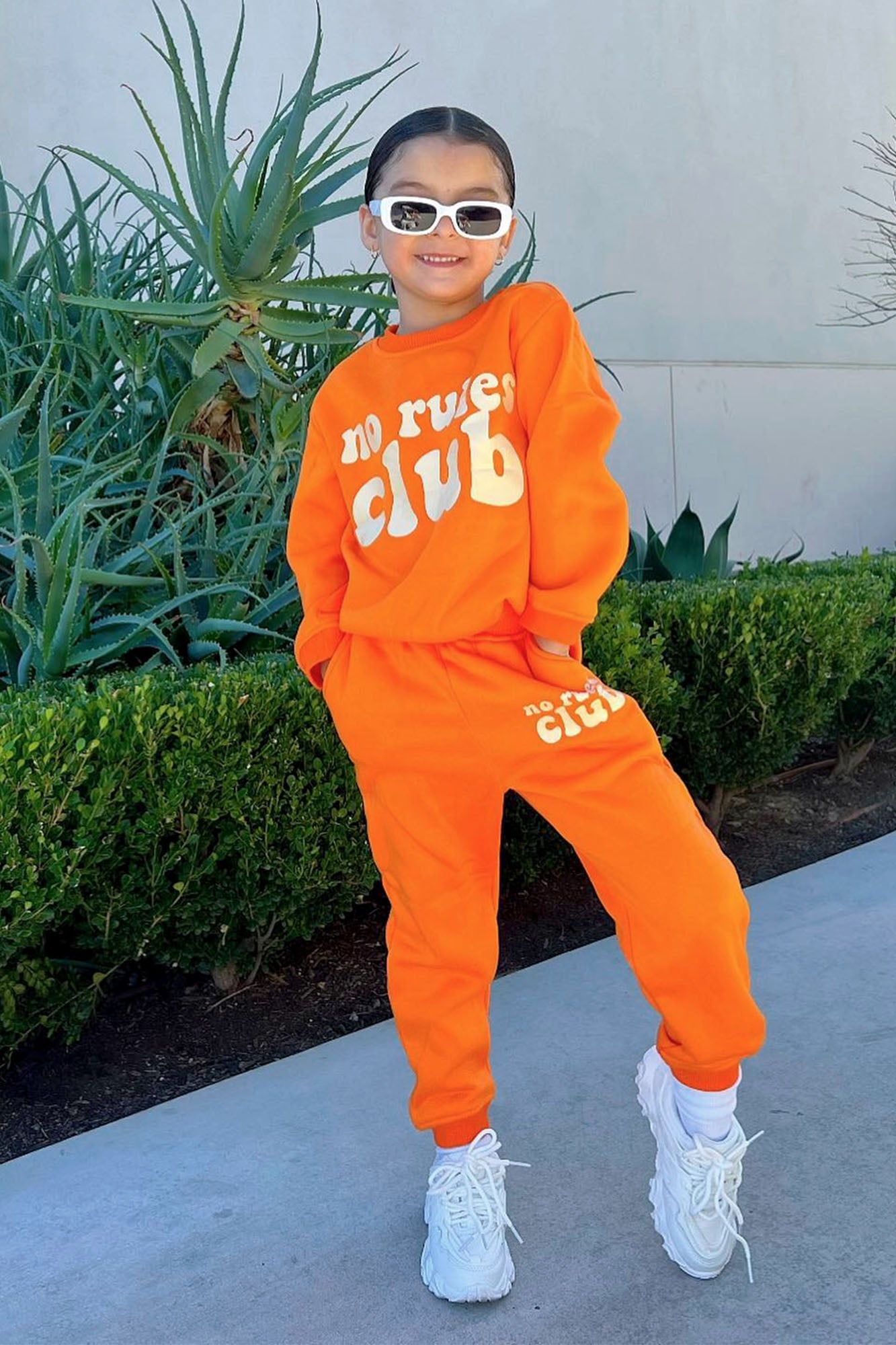Mini No Rules Club French Terry Jogger Set