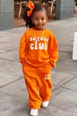 Mini No Rules Club French Terry Jogger Set(Orange,4/5)