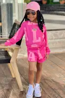 Mini Out in LA Short Set(Hot Pink,4/5)