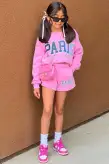Mini Paris Girly Short Set(Pink,S)