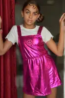 Mini Play All Day Metallic Skort Romper