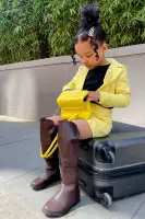Mini Riding Around Tall Flat Boots
