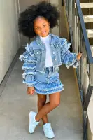 Mini Show You Off Denim Skort