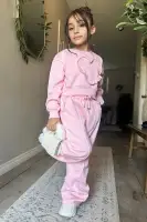 Mini Sweetheart Fleece Sweatsuit Set