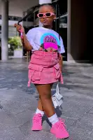 Mini Werk It Out Sneakers(Pink,9)
