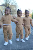Mini Cozy Pant Set(Camel,2)
